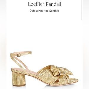 Loeffler Randall gold heels